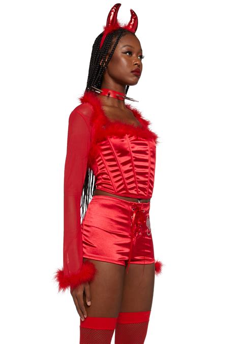 dollskill devil|Trickz N Treatz Sexy Bondage Devil Costume .